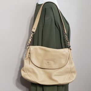 Kate Spade tan leather satchel purse